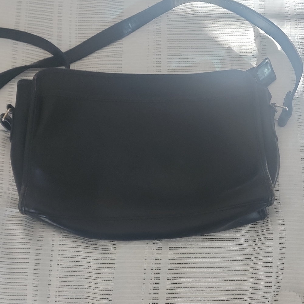 Vintage Coach Black Crossbody Bag